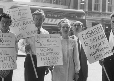 Civil Rights Association Protest Outside the Home Office, London, August 1969