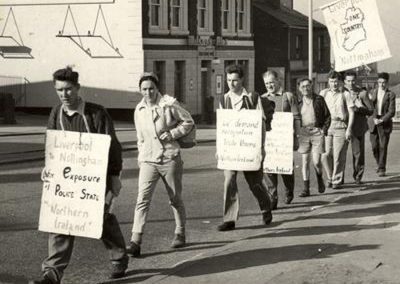 First Ever March for N. Ireland Civil Rights, Connolly Assoc., Liverpool to London 1962