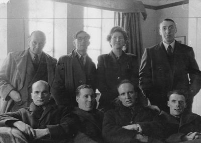 C. D. Greaves (2nd from left), Elsie O'Dowling, Pat Dooley & IRA ex-Dartmoor Prisoners