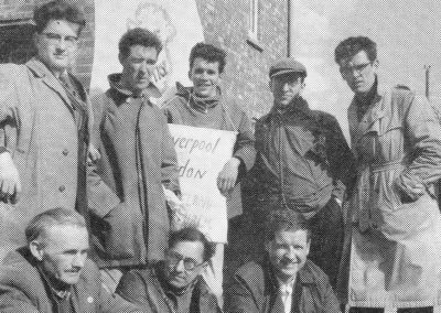 Liverpool-London March 1962, J. Fizgerald, C. D. Greaves, M. Crowe, A. Coughlan, C. Sullivan, T. Redmond, P. Hensey & S. Redmond
